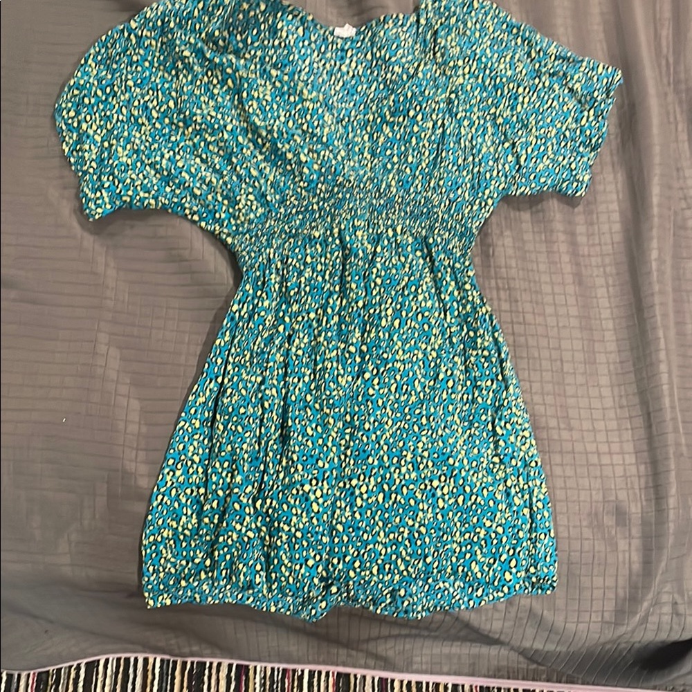 Xhilaration Blue Asymmetrical Dress